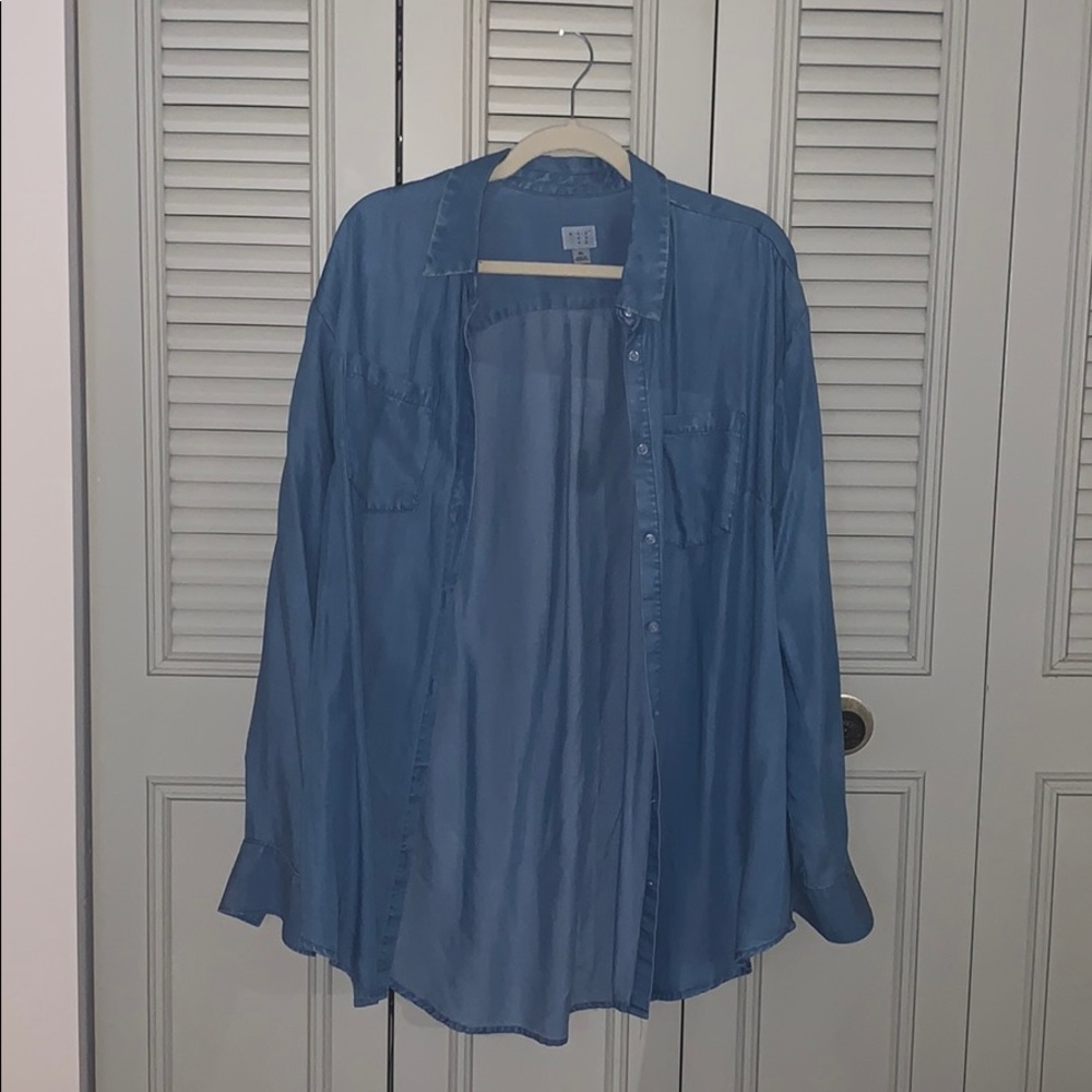Blue Button Down